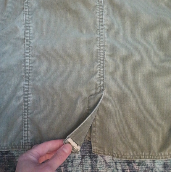 Vintage Old Navy Womens Corduroy Blazer XXL Y2K Green Forest Academia - Picture 5 of 9